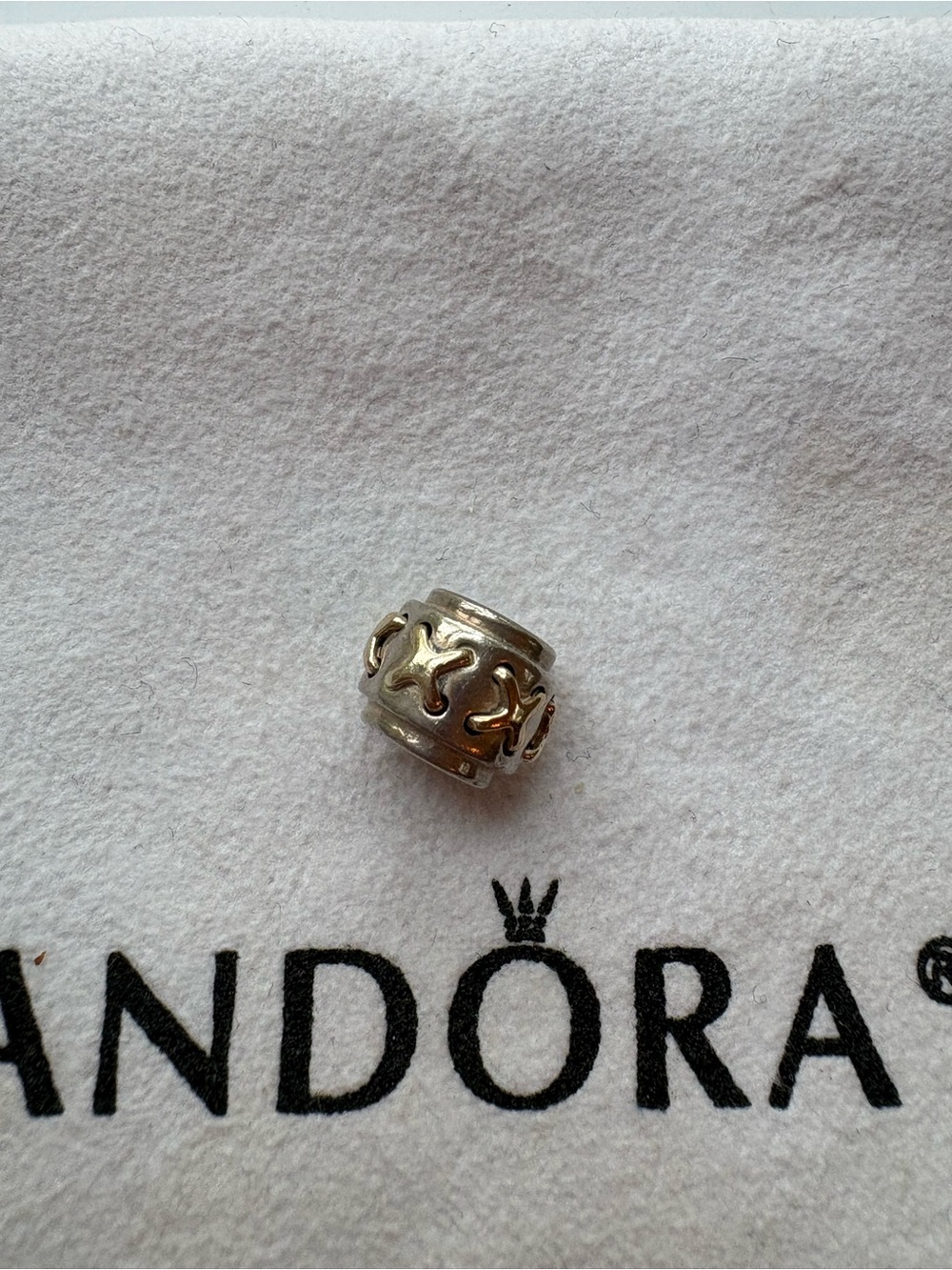 PANDORA Retired Cross Stitch Charm 790290